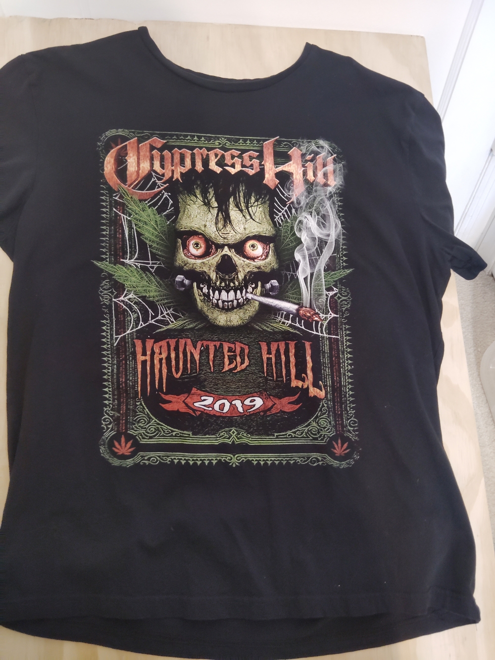 Cypress Hill Haunted Hill 2019 Tour Graphic Tee - Black